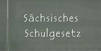Grafik mit dem Schriftzug "Sächsische Schulgesetze"